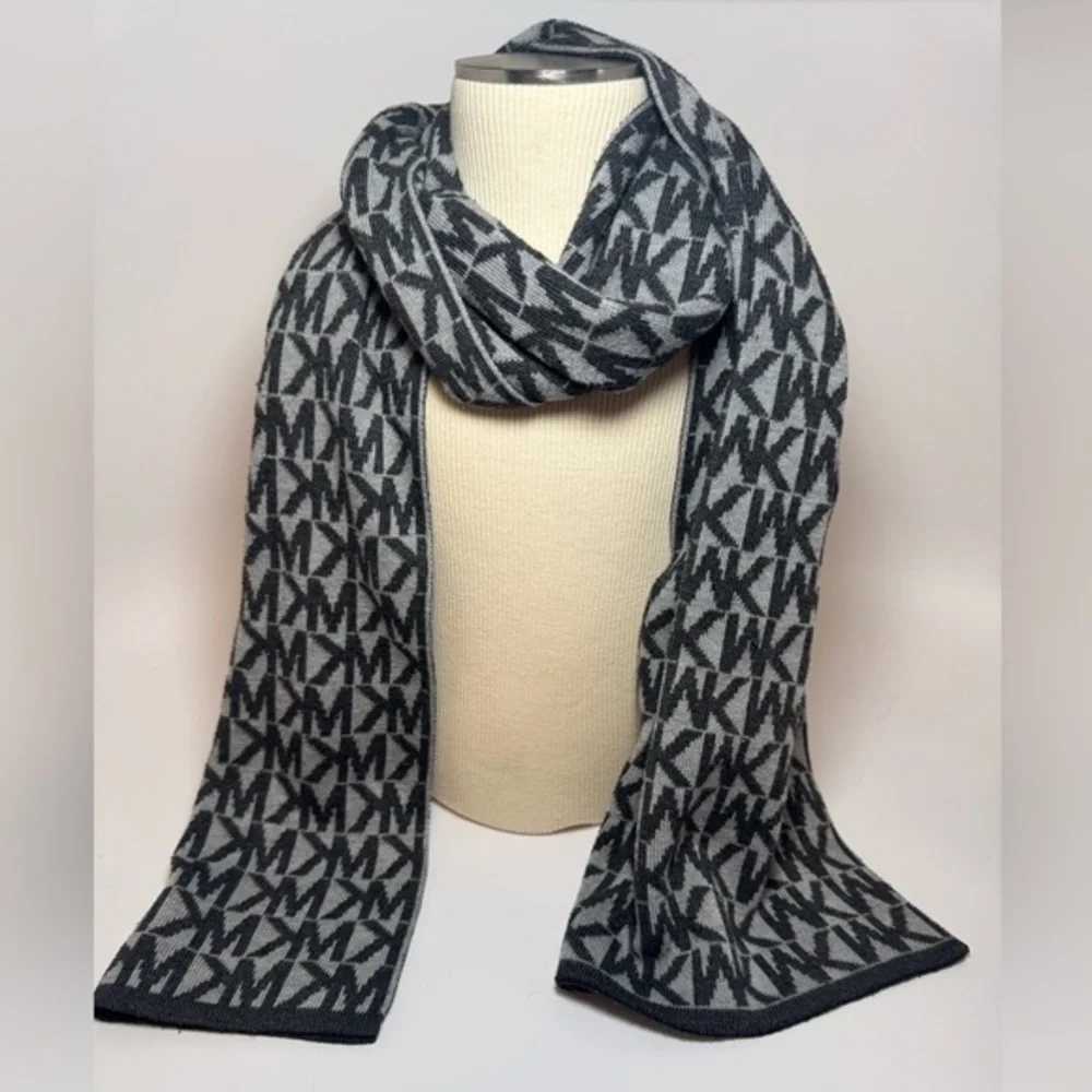 Michael Kors Scarf Winter Monogram MK Designer Accessory